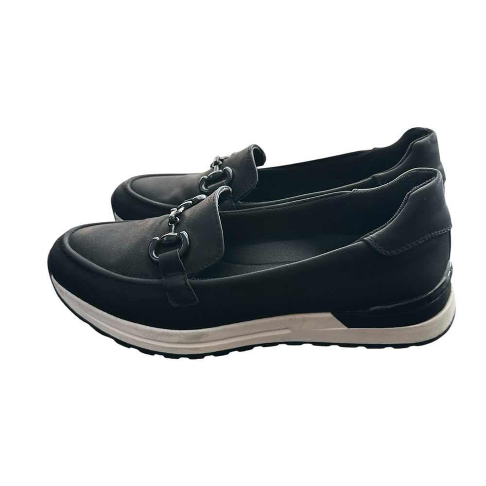 Patrizia annaliese Black Loafers 40 / 9 Sporty Comfortable - Picture 2 of 6